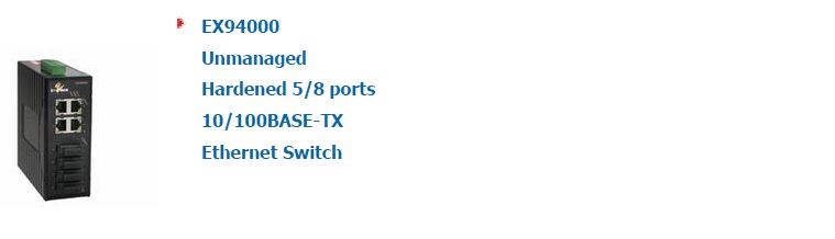 Etherwan Ethernet Switches